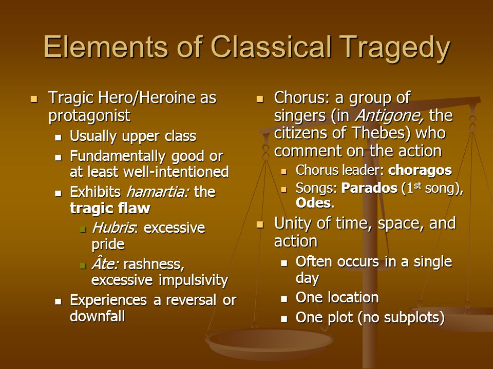 An analysis of creon as a tragic hero in the tragedy antigone by sophocles